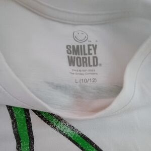 Smiley World Big Kids White Cherry  T-Shirt